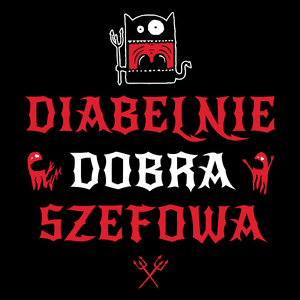 Diabelnie Dobra Szefowa - Torba Na Zakupy Czarna