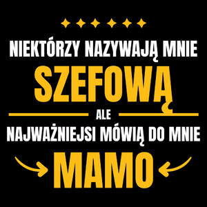 Mama Szefowa - Torba Na Zakupy Czarna