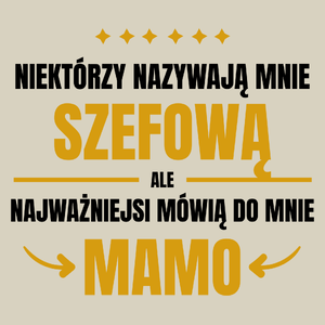 Mama Szefowa - Torba Na Zakupy Natural