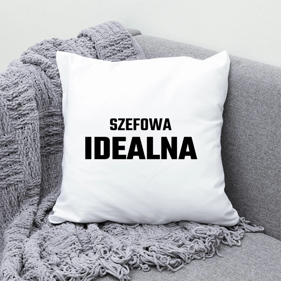 Szefowa Idealna - Poduszka Biała