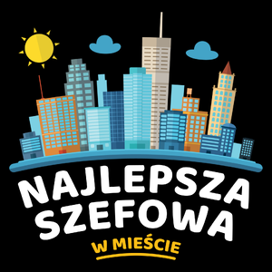 Najlepsza Szefowa W Mieście - Torba Na Zakupy Czarna