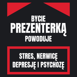 Bycie Prezenterką - Damska Koszulka Czarna