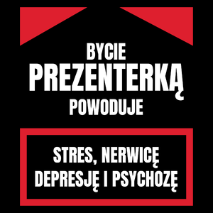 Bycie Prezenterką - Torba Na Zakupy Czarna