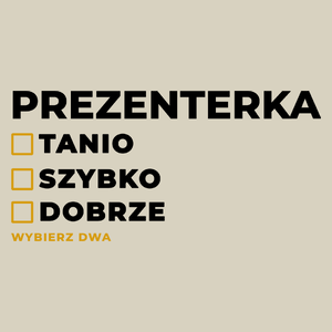 szybko tanio dobrze prezenterka - Torba Na Zakupy Natural