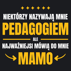 Mama Pedagog - Damska Koszulka Czarna