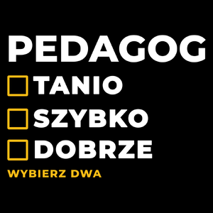 szybko tanio dobrze pedagog - Torba Na Zakupy Czarna