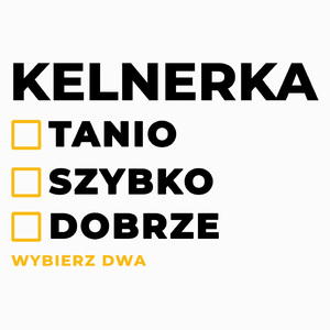 szybko tanio dobrze kelnerka - Poduszka Biała