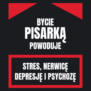 Bycie Pisarką - Damska Koszulka Czarna