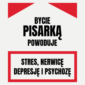 Bycie Pisarką - Damska Koszulka Biała