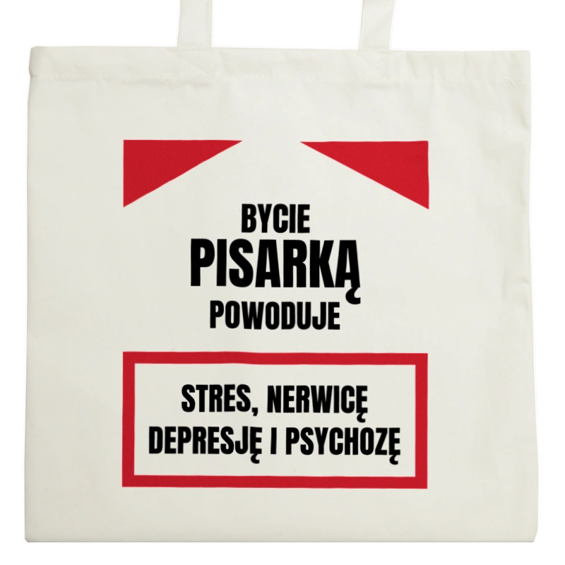 Bycie Pisarką - Torba Na Zakupy Natural