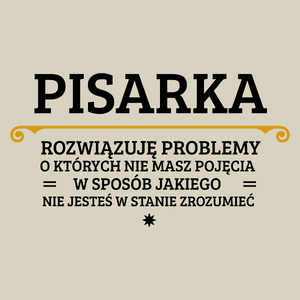 Pisarka - Rozwiązuje Problemy O Których Nie Masz Pojęcia - Torba Na Zakupy Natural