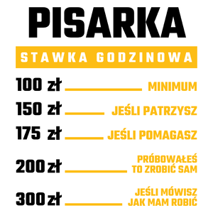 stawka godzinowa pisarka - Kubek Biały