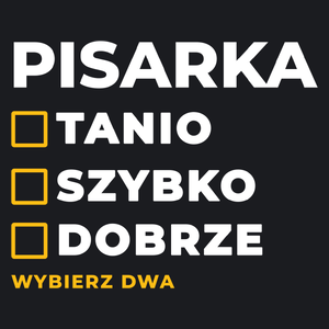 szybko tanio dobrze pisarka - Damska Koszulka Czarna