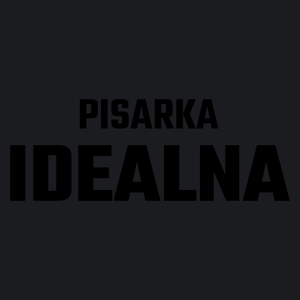 Pisarka Idealna - Damska Koszulka Czarna