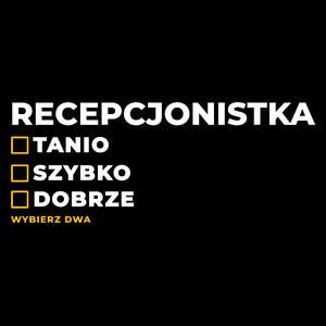 szybko tanio dobrze recepcjonistka - Torba Na Zakupy Czarna