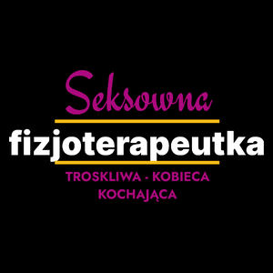 Seksowna Fizjoterapeutka - Torba Na Zakupy Czarna