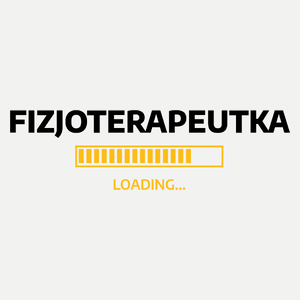 Fizjoterapeutka Loading - Damska Koszulka Biała