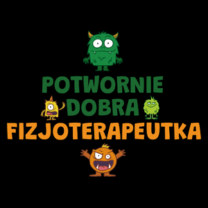 Potwornie Dobra Fizjoterapeutka - Torba Na Zakupy Czarna