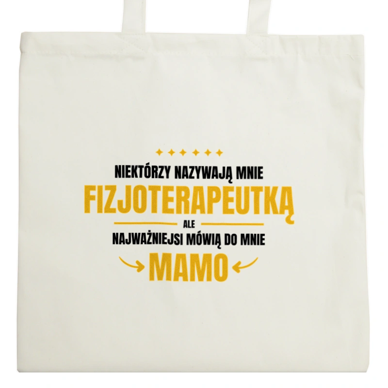 Mama Fizjoterapeutka - Torba Na Zakupy Natural