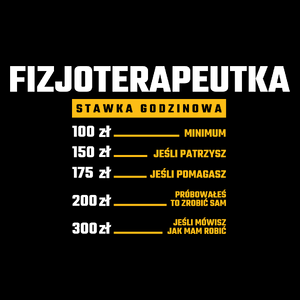 stawka godzinowa fizjoterapeutka - Torba Na Zakupy Czarna