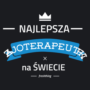 Najlepsza fizjoterapeutka na świecie - Damska Koszulka Czarna