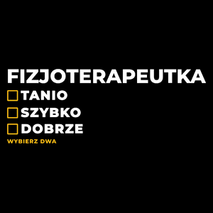 szybko tanio dobrze fizjoterapeutka - Torba Na Zakupy Czarna