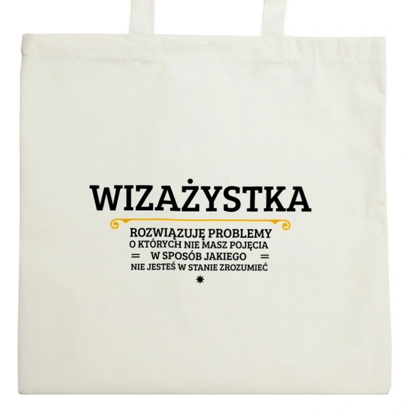 Wizażystka - Rozwiązuje Problemy O Których Nie Masz Pojęcia - Torba Na Zakupy Natural