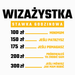 stawka godzinowa wizażystka - Poduszka Biała