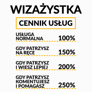 Wizażystka - Cennik Usług - Poduszka Biała