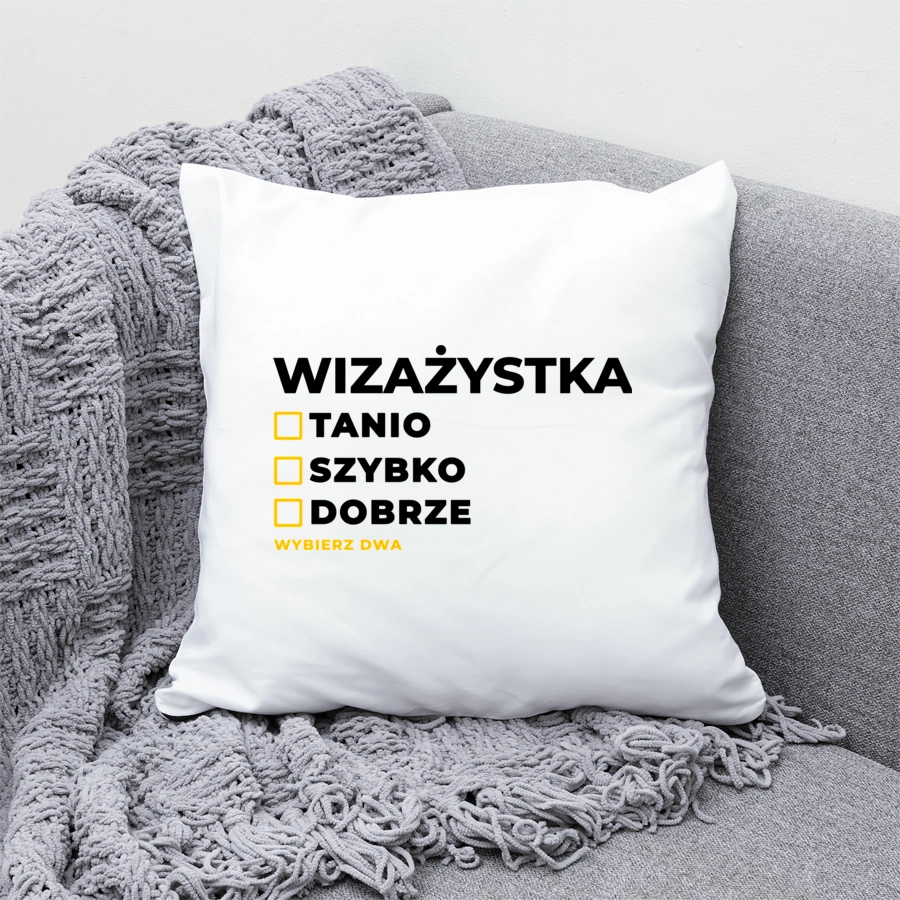 szybko tanio dobrze wizażystka - Poduszka Biała