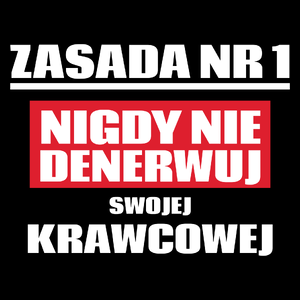 Zasada Nr 1 - Nigdy Nie Denerwuj Swojej Krawcowej - Torba Na Zakupy Czarna