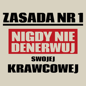 Zasada Nr 1 - Nigdy Nie Denerwuj Swojej Krawcowej - Torba Na Zakupy Natural