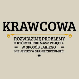 Krawcowa - Rozwiązuje Problemy O Których Nie Masz Pojęcia - Torba Na Zakupy Natural