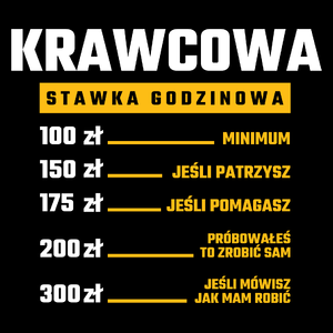 stawka godzinowa krawcowa - Torba Na Zakupy Czarna