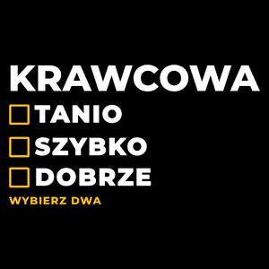 szybko tanio dobrze krawcowa - Torba Na Zakupy Czarna