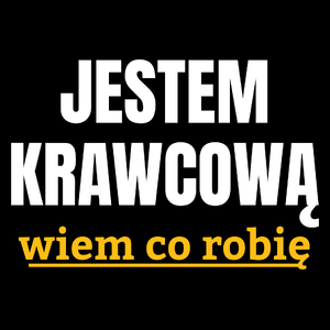 Jestem Krawcową Wiem Co Robię - Torba Na Zakupy Czarna