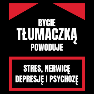 Bycie Tłumaczką - Torba Na Zakupy Czarna