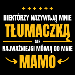 Mama Tłumaczka - Torba Na Zakupy Czarna