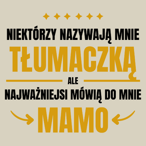 Mama Tłumaczka - Torba Na Zakupy Natural