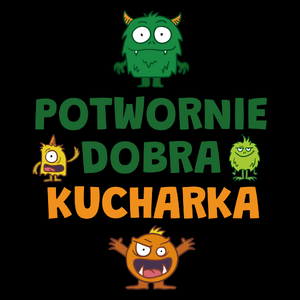 Potwornie Dobra Kucharka - Torba Na Zakupy Czarna