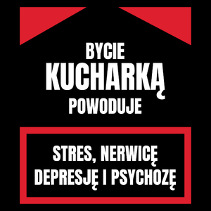 Bycie Kucharką - Torba Na Zakupy Czarna