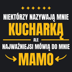 Mama Kucharka - Damska Koszulka Czarna