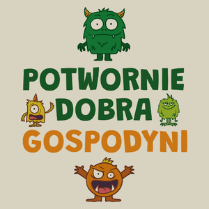 Potwornie Dobra Gospodyni - Torba Na Zakupy Natural