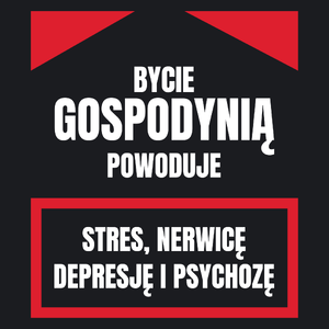 Bycie Gospodynią - Damska Koszulka Czarna