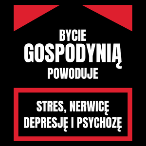 Bycie Gospodynią - Torba Na Zakupy Czarna