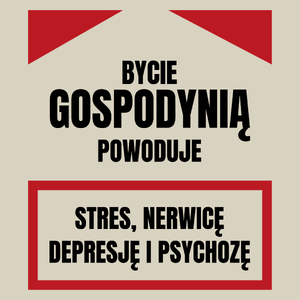 Bycie Gospodynią - Torba Na Zakupy Natural