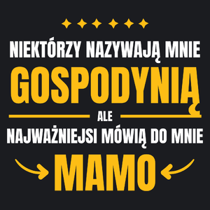 Mama Gospodyni - Damska Koszulka Czarna