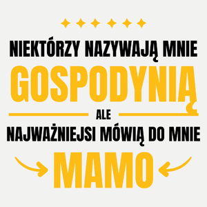 Mama Gospodyni - Damska Koszulka Biała