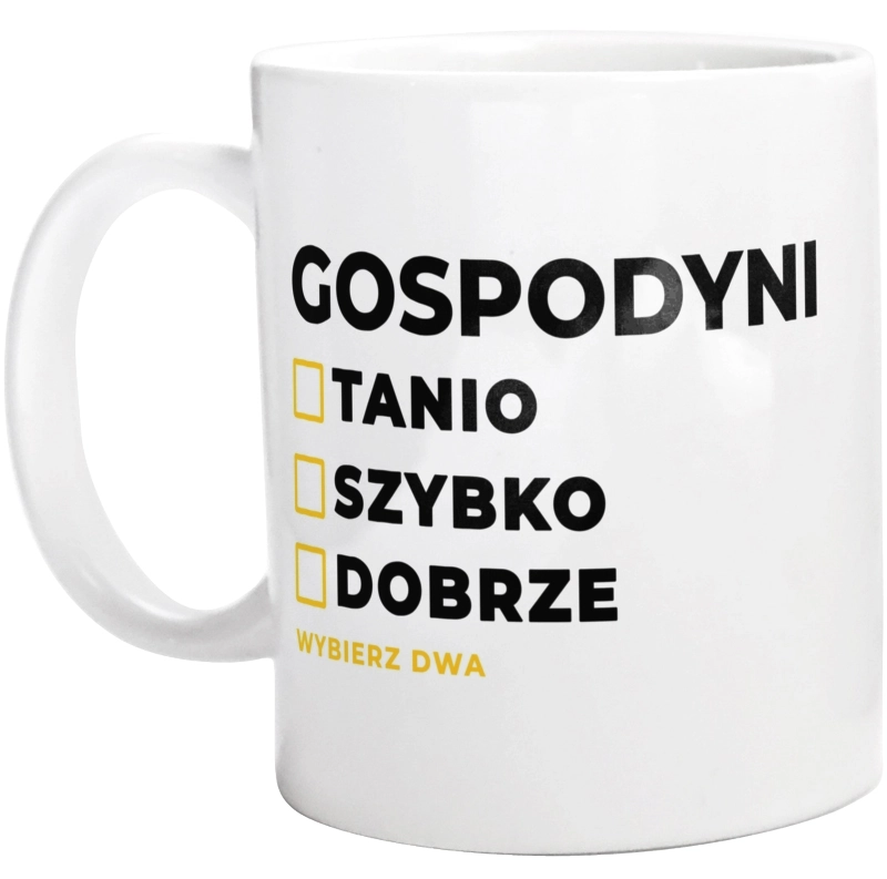 szybko tanio dobrze gospodyni - Kubek Biały