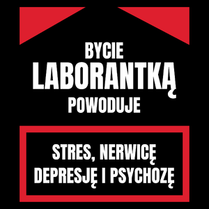 Bycie Laborantką - Torba Na Zakupy Czarna